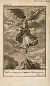[Lewis (Matthew Gregory)] - Le Moine, 4 vol., first French edition , engraved frontispieces, half-