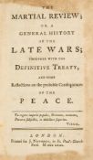 [Goldsmith (Oliver)] - The Martial Review; or, A General History of the Late Wars, first edition ,