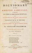 Johnson (Samuel) - A Dictionary of the English Language, 2 vol., second edition , contemporary