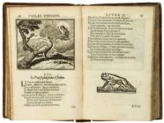 La Fontaine (Jean de) - Fables Choisies, 5 parts in 2 vol., additional engraved title, first & third