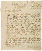 Autograph sledging note signed to Charles Royds: Sledging orders No. VII, 1p (Albert Borlase, second