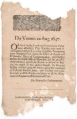 Die Veneris 20 Aug. 1647. Ordered by the Lords and Commons in Parliament...  Die Veneris 20 Aug.