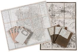 France.- Chanlaire (P.G.) and J.B. Delaval. - A group of 14 maps of Départements for the Atlas