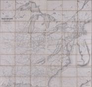 -. McLellan (D.) Lithographer. - Map of the Railroads in the United States in Operation &