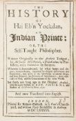 -. Ibn Tufayl (Muhammad ibn `Abd al-Mali) - The History of Hai Eb`n Yockdan, translated by George