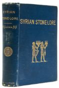 -. Palestine.- Conder (Claude Reignier) - Syrian Stone-lore; or, the monumental history of