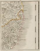 -.Cary (John) - New Map of England and Wales with Part of Scotland,  engraved title, dedication and