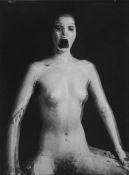 David Bailey (b.1938) - Scream, 1983 Platinum print, printed 1990, initialled and editioned 44/100