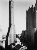 Berenice Abbott (1898-1991) - St. Bartholomew`s, Waldorf Astoria, General Electric Building, Park