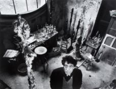Robert Doisneau (1912-1994) - Giacometti Dans Son Atelier, 1957 Gelatin silver print, signed in