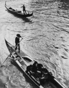 Alfred Eisenstaedt (1898-1995) - Gondolas in Venice, 1934 Gelatin silver print, printed later,