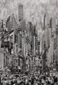 Serge Mendjisky (b.1929) - Uptown Loop, 2007 Photomontage consisting of gelatin silver prints