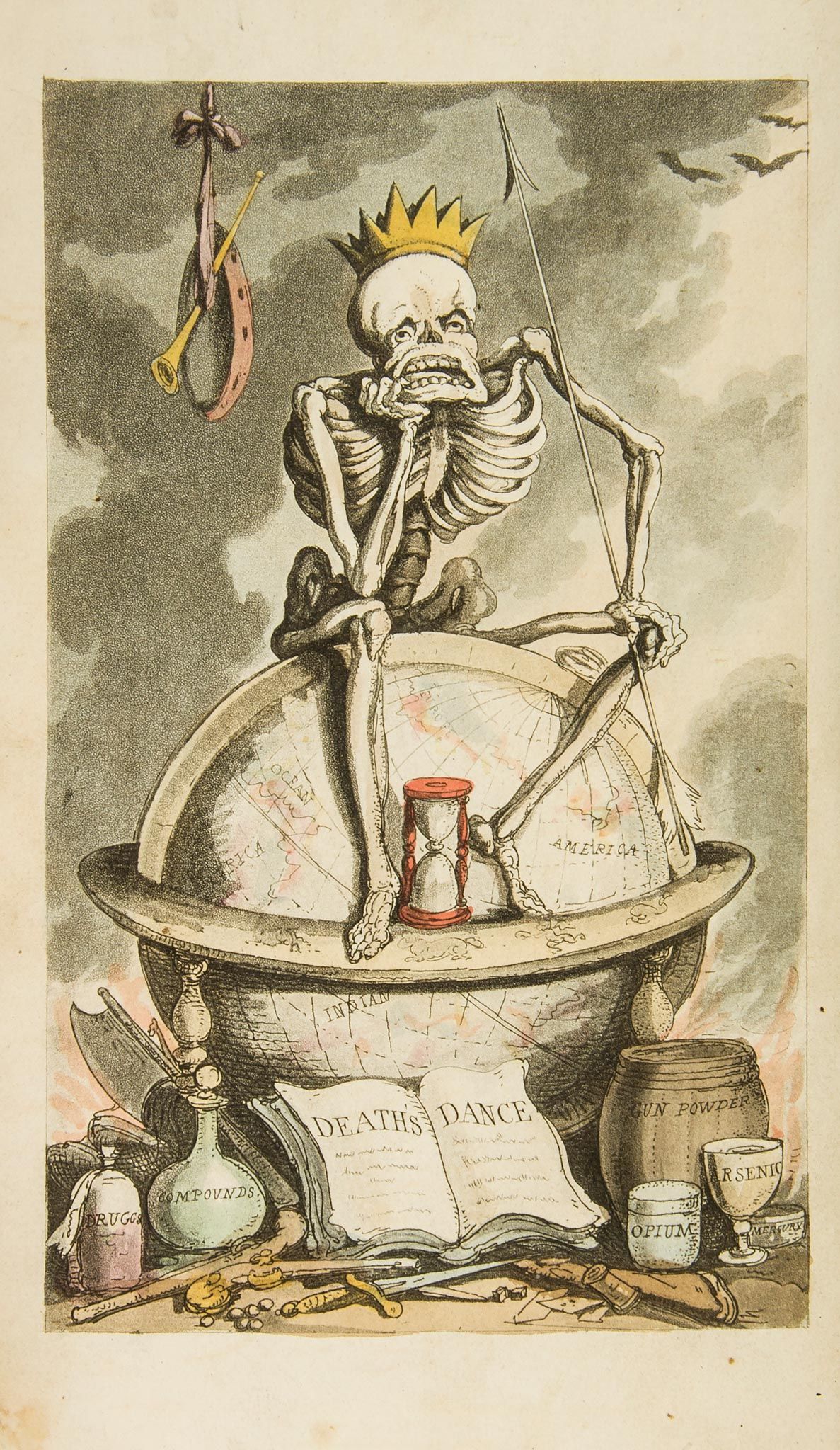 Rowlandson (Thomas).- [Combe (William)] - The English Dance of Death,  72 hand-coloured aquatint