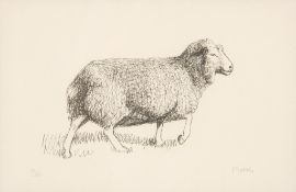 Henry Moore (1898-1986) - Sheep Walking (c.352) lithograph, 1974, signed in pencil, numbered 9/30,