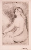 Pierre-Auguste Renoir (1841-1919) - Baigneuse assise (from Art et Nature) (d.11) soft-ground