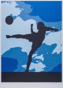 Vik Muniz (b.1961) - The Football Player pigment print in colours, 2013, signed in pencil,
