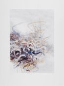Khaled Al-Saai (b.1970) - Breath of Nature 1, 2 & 3 three digital prints in colours, 2011, each