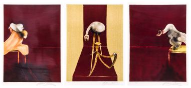 Francis Bacon (1909-1992) - After Second Version of the Triptych 1944 (s.24) the three lithographs