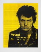 Russell Young (b.1960) - Sid Vicious, from Mugshot Series screenprint in colours, 2006, signed in