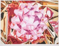 Jeff Koons (b.1955) - Celebration Series. The Pink Bow pigment print in colours, 2013, signed in