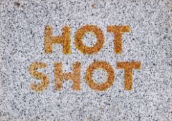 Ed Ruscha (b.1937) - Hot Shot (e.71) lithograph printed in colours, 1973, signed and dated in