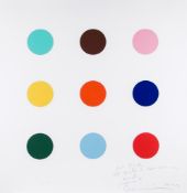Damien Hirst (b.1965) - Quene 1-Am etching with aquatint printed in nine colours, 2004, signed,