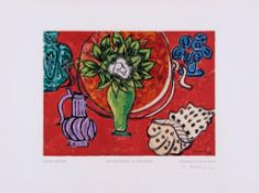 Henri Matisse (1869-1954)(after) - Nature Morte au Magnolia wood engraving in colours, 1950,