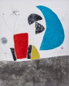 Joan Miró (1893-1983) - Untitled, from Espriu-Miró etching with aquatint and carborundum printed