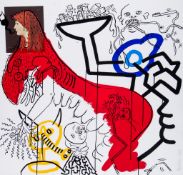 Keith Haring (1958-1990) - Untitled, from Apocalypse screenprint in colours, 1988, signed and