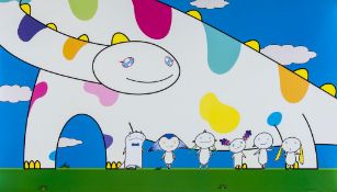 Takashi Murakami (b.1962) - Yoshiko And The Creatures From Planet 66 offset lithograph printed in