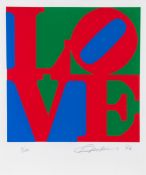 Robert Indiana (b.1928) - Love screenprint in colours, 1996, signed and dated in pencil, numbered