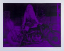 Russell Young (b.1960) - Brigitte Bardot (Purple) screenprint in colours, 2007, signed in pencil,
