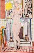 Henri Matisse (1869-1954)(after) - Nu lithograph printed in colours, numbered 94/300, published by