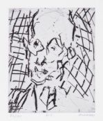 Frank Auerbach (b.1931) - Bill etching, 2009, signed and titled in pencil, numbered 62/100,