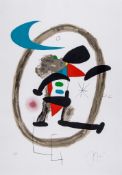Joan Miró (1893-1983) - Arlequin Circonscrit (m.887) lithograph printed in colours, 1973, signed