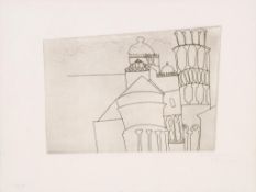 Ben Nicholson (1894-1982) - Pisa as Intended (a.c.61) etching, 1967, signed and dated in pencil,