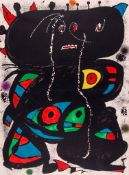 Joan Miró (1893-1983) - Hommage aux Prix Nobel (m.1094) lithograph printed in colours, 1976,