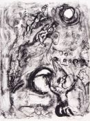 Marc Chagall (1887-1985) - Clown aux Cerceaux (m.166) lithograph, 1956, signed in pencil, numbered