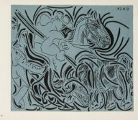 Picasso (Pablo) - Grabados al Linoleo [Linoleum Cuts], Introduction by Wilhelm Boeck,   number 420