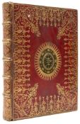Book of Common Prayer (The),  ruled in red throughout,   lovely copy in contemporary red morocco,