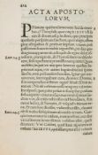 Latin. Novi Testamenti Vulgata, edited by Isidorus Clarius, some water-staining  Latin.   Novi