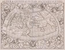 Munster (Sebastian) - Altera Generalis Tab. Secundum Ptol., for Munster`s Geographia, ptolemaic
