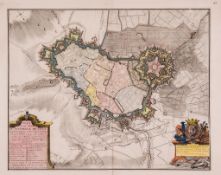 France.- Fricx (Eugene Henri) - Plan de la Ville et Citadelle de Lille, showing the city`s