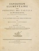 L’Huillier (Simon Antoine Jean) - Exposition Élémentaire des Principes des Calculs Supérieurs,