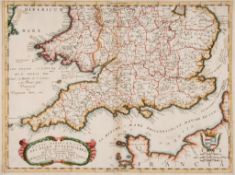 Coronelli (Vincenzo Maria) - Parte Settentrionale del Regno D’Inghilterra, Parte Meridionale del