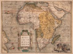 Ortelius (Abraham) - Africae Tabula Nova, the continent of Africa, showing Saudi Arabia and the east