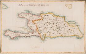 -. [Edwards (Bryan)] - A Map of the Island of St. Domingo, with the eastern tip of Cuba, and showing
