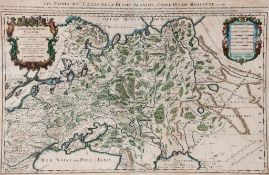 Sanson (Nicolas) - La Russie Blanche ou Moscovie, large map for Hubert Jaillot`s Atlas Nouveau, with