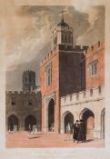 -. Havell (Daniel) and J. Stadler. - A group of five views of Rugby School, after William Westall