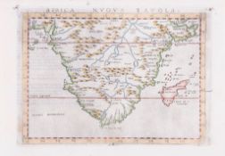 Ruscelli (Girolamo) - Africa Nuova Tavola, the southern half of Africa from Libro Quarto of Della